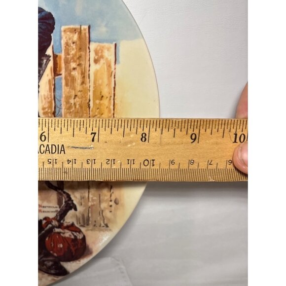 Norman Rockwell Limited Edition Plate One For The Road 1984 Curator Collection - Picture 2 of 4